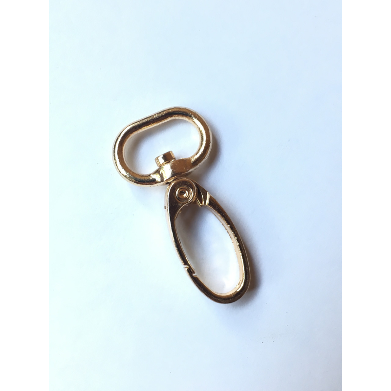 Карабін 15 мм золото Карабін 15 мм золото