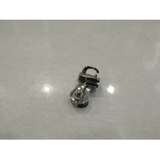 Бігунок сумковий без фіксатора на металеву блискавку No5 без пулера нікель