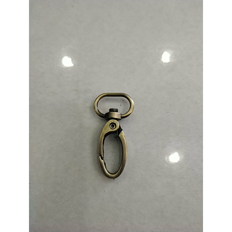 Карабін вушко 15 мм колір антик Карабін вушко 15 мм колір антик