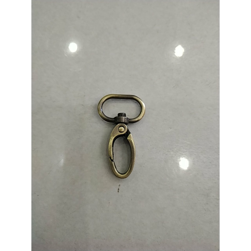 Карабін вушко 20 мм колір антик Карабін вушко 20 мм колір антик