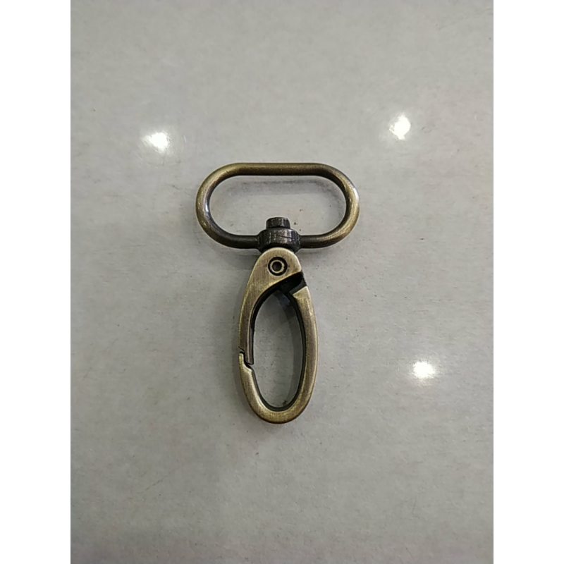 Карабін вушко 25 мм колір антик Карабін вушко 25 мм колір антик