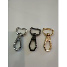 Карабін 20 мм VERSACE восьмикутний довжина карабіна 50 мм