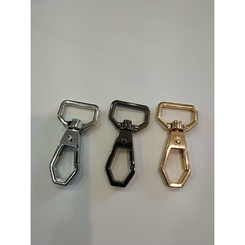 Карабін 20 мм VERSACE восьмикутний довжина карабіна 50 мм