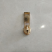 Бігунок сумковий без фіксатора на спіральну блискавку No5 золото