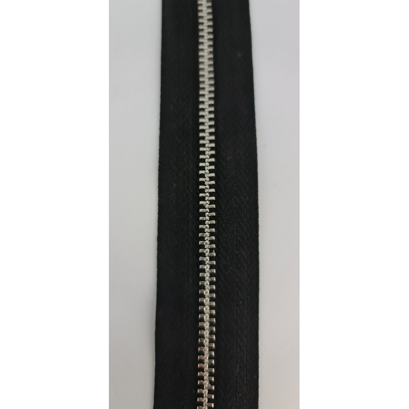 Застібка-блискавка на метраж метал No3 нікель Застібка-блискавка на метраж метал No3 нікель