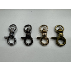 Карабін курковий 8 мм вушко 30 мм довжина Темний нокель