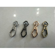 Карабін 6 мм VERSACE восьмикутний довжина карабіна 35 мм. Темний нікель