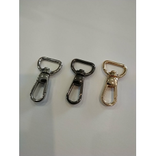 Карабін 15 мм ширина вушка, довжина карабіна 40 мм Золото