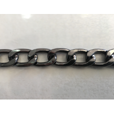 Ланцюжок алюмінієвий чорний нікель 3.6х23х14.6 мм