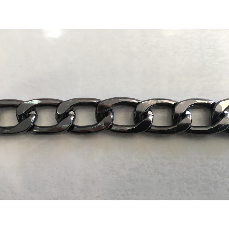 Ланцюжок алюмінієвий чорний нікель 3.6х23х14.6 мм