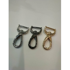 Карабін 20 мм довжина карабіна 50 мм Золото