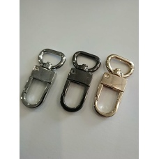 Карабін Луї Вітон 15 мм довжина карабіна 47 мм Нікель