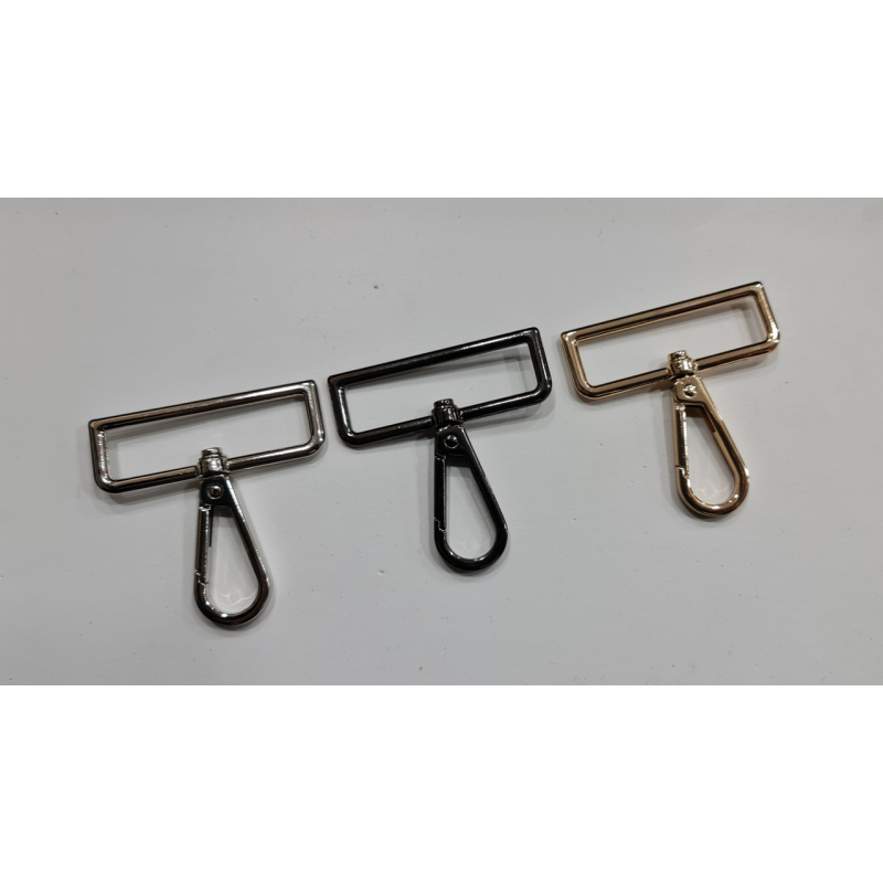 Карабін сумковий 50 мм Золото