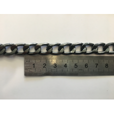 Ланцюжок алюмінієвий чорний нікель 2.8х16.5х.10.5 мм