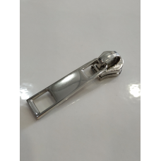 Бігунок сумковий без фіксатора на металеву блискавку No5 нікель