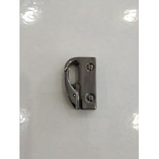 Карабін бічний блек нікель 34х21х8 мм.