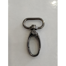 Карабін 20 мм чорний нікель