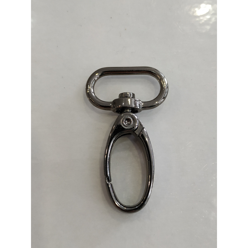 Карабін 20 мм чорний нікель