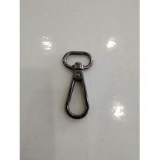 Карабін 15 мм чорний нікель