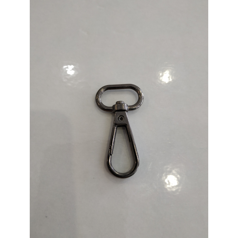 Карабін 20 мм чорний нікель Карабін 20 мм чорний нікель