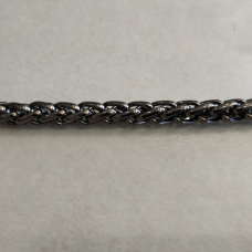 Ланцюжок металева Фурла товщина 5,3 мм чорний нікель