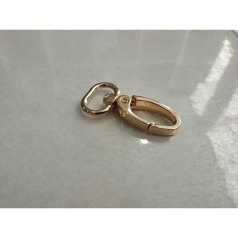 Карабін 15 мм золото