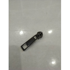 Бігунок сумковий без фіксатора на спіральну блискавку No5 чорний нікель